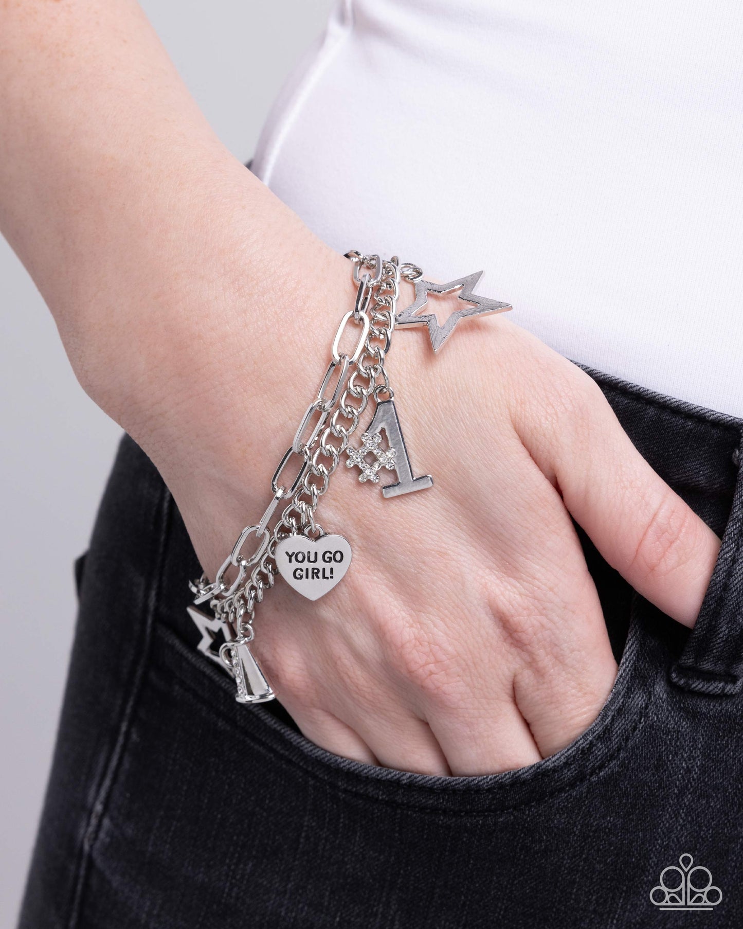 Team Spirit - White Paparazzi Accessories