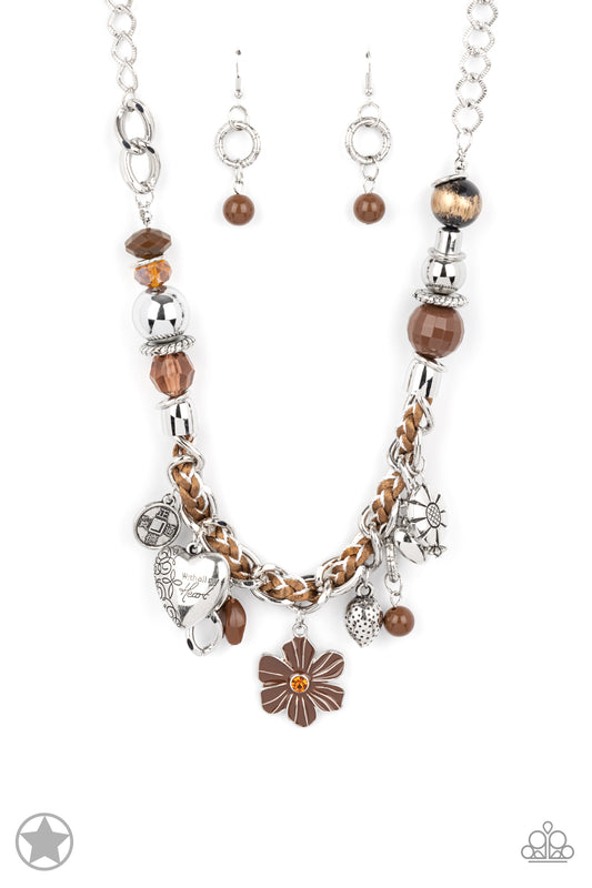 Charmed, I Am Sure - Brown Paparazzi Accessories