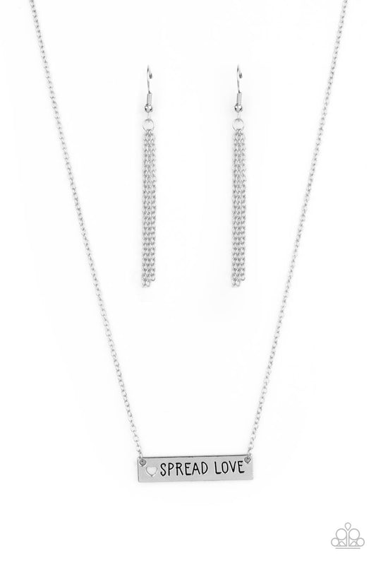 Spread Love - Silver Paparazzi Accessories