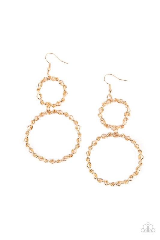Twist of FABULOUS - Gold Paparazzi Accessories
