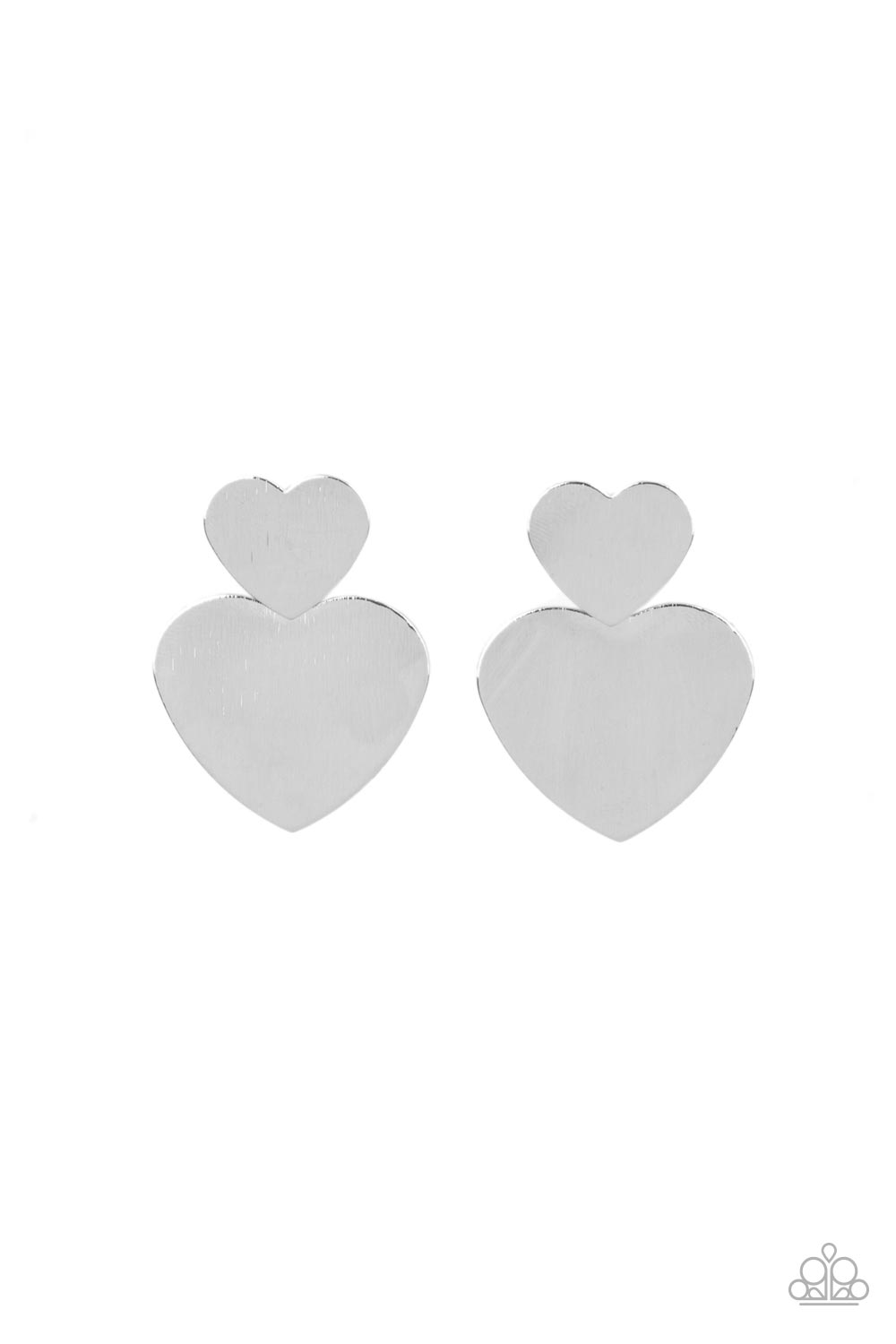 Heart-Racing Refinement - Silver Paparazzi Accessories