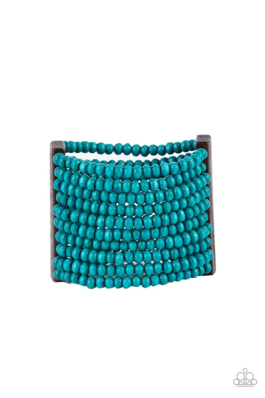 Waikiki Wonderland - Blue Paparazzi Accessories