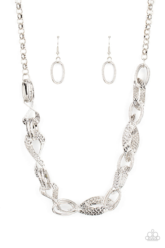 METAL of Honor - Silver Paparazzi Accessories