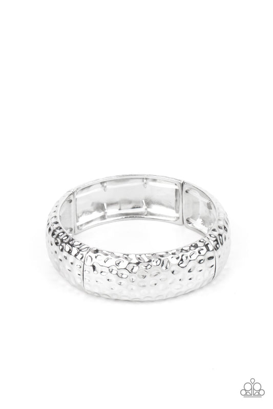 Come Under The Hammer - Silver Paparazzi Accessories