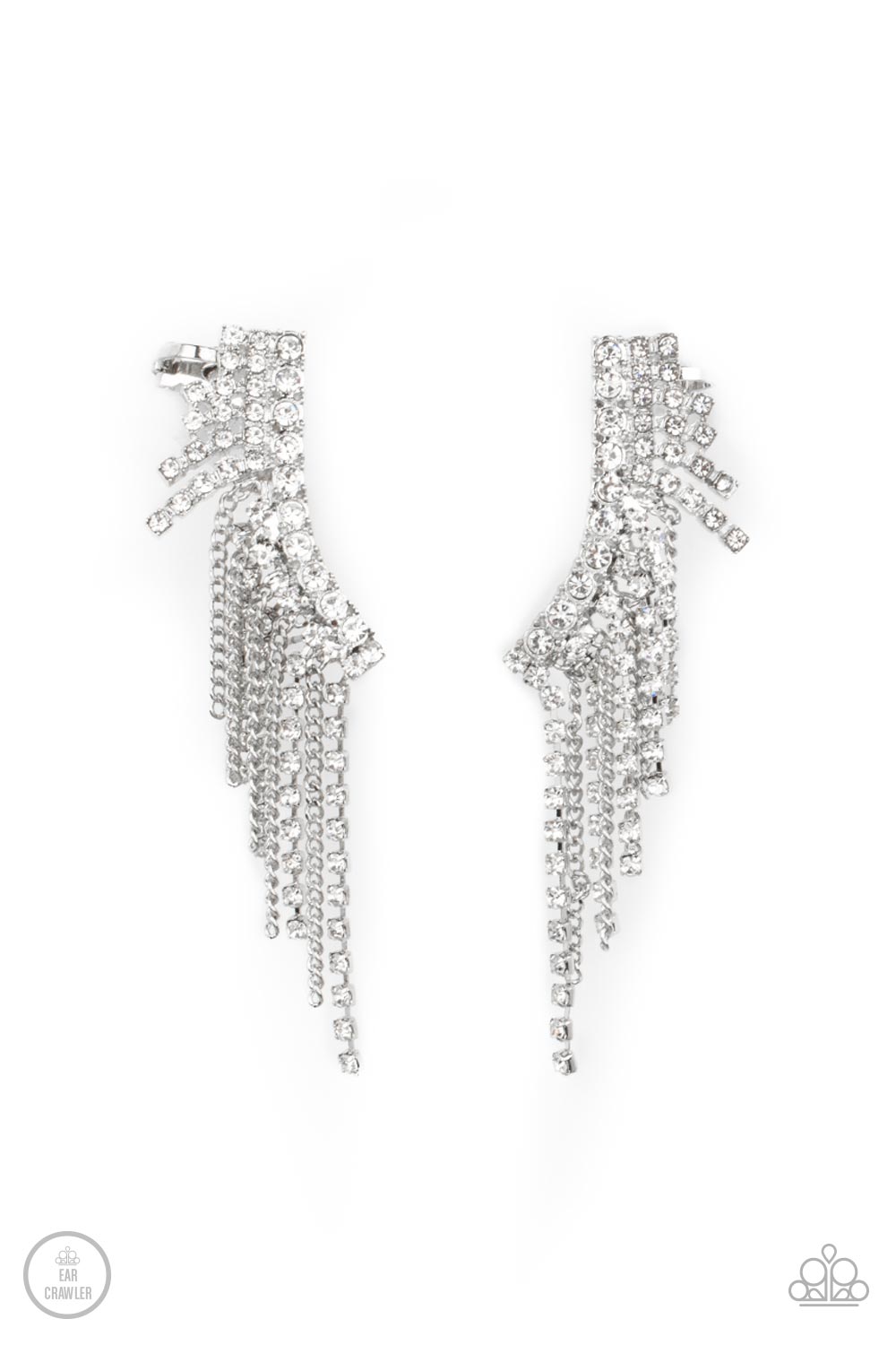 Thunderstruck Sparkle - White Paparazzi Accessories