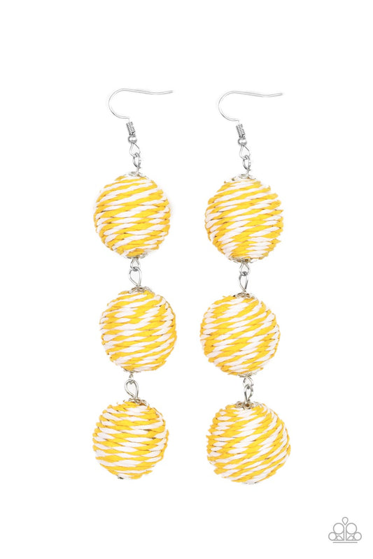 Laguna Lanterns - Yellow Paparazzi Accessories