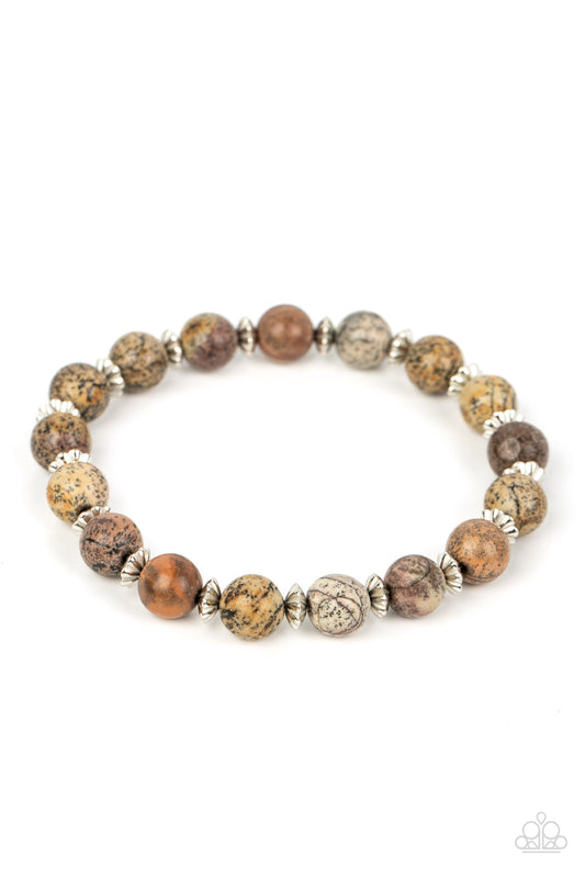 Keep The Peace - Silver Paparazzi Accessories