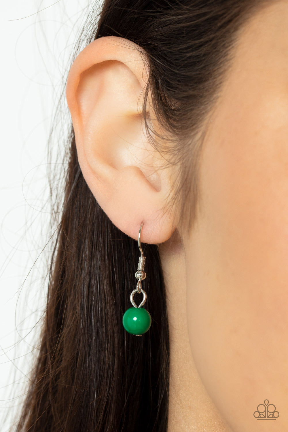 Flamboyantly Flowering - Green Paparazzi Accessories