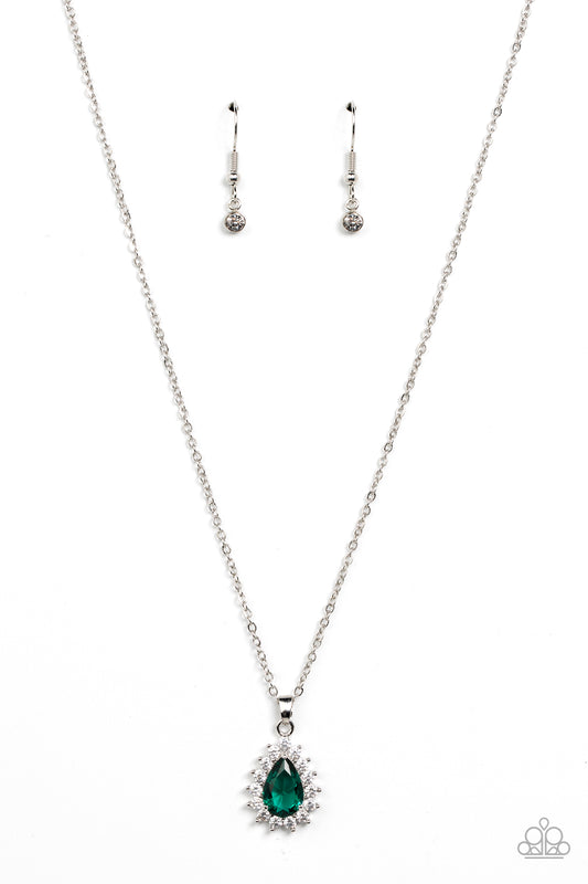 A Guiding SOCIALITE - Green Paparazzi Accessories