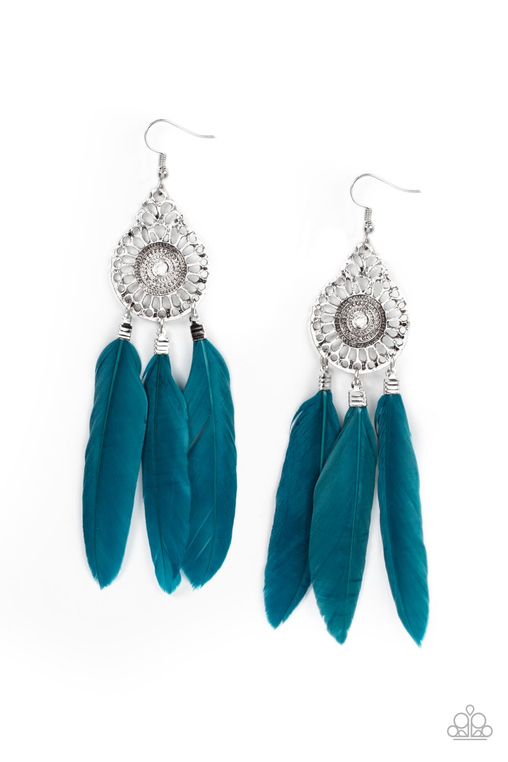 Pretty in PLUMES - Blue Paparazzi Accessories