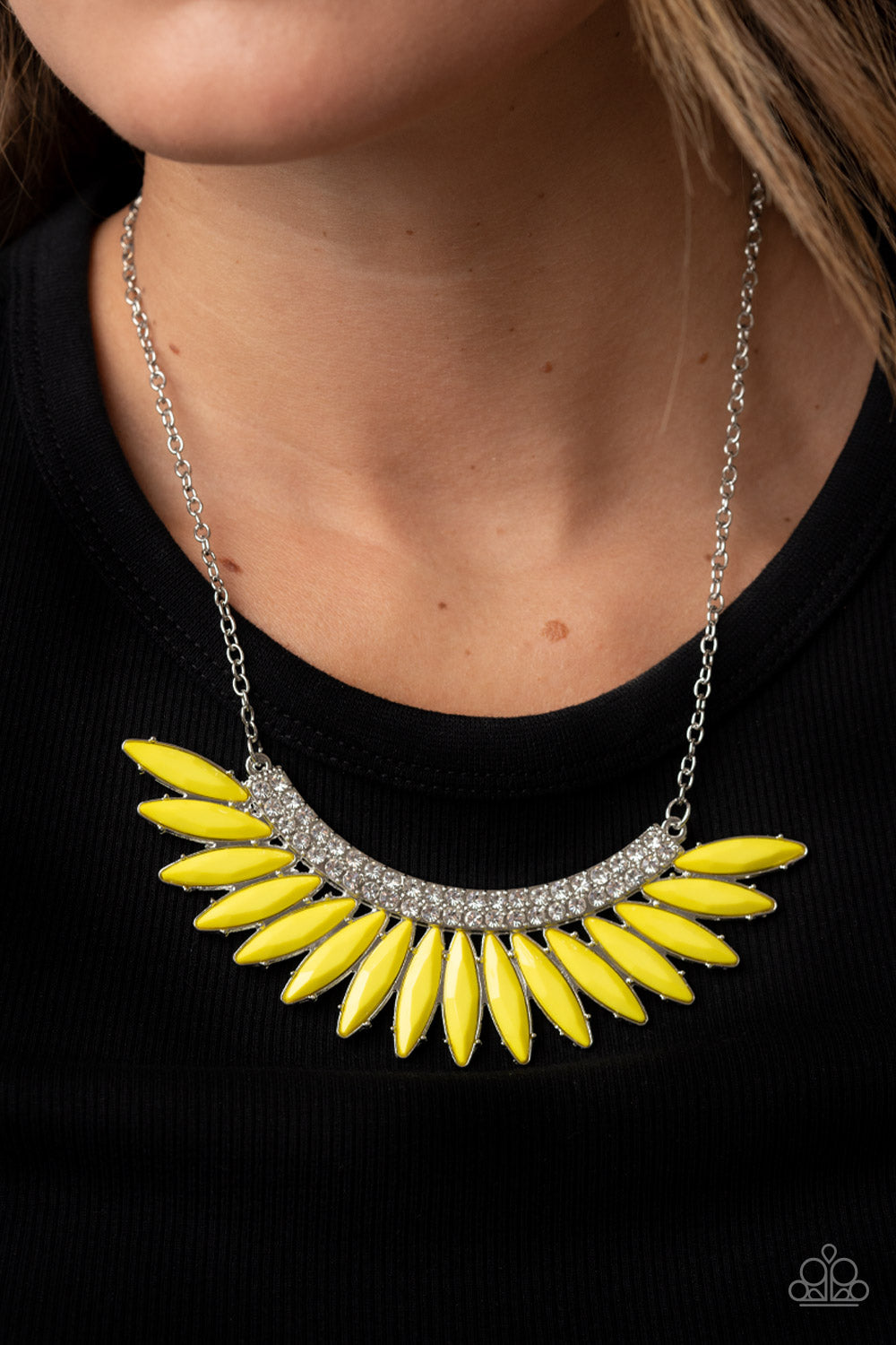 Flauntable Flamboyance - Yellow Paparazzi Accessories