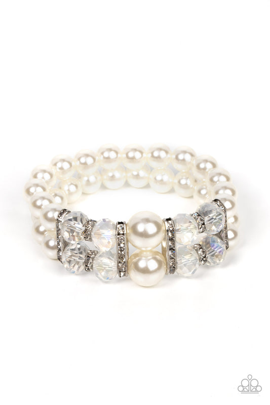 Timelessly Tea Party - White Paparazzi Accessories