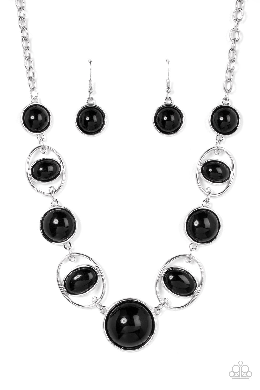 Eye of the BEAD-holder - Black Paparazzi Accessories