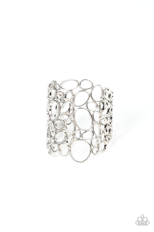 All Turned Around - Silver Paparazzi Accessories