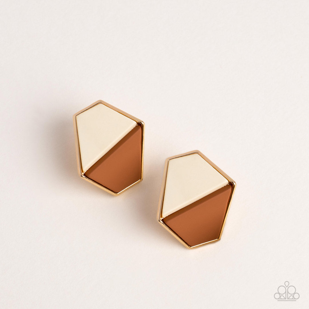 Generically Geometric - Brown Paparazzi Accessories