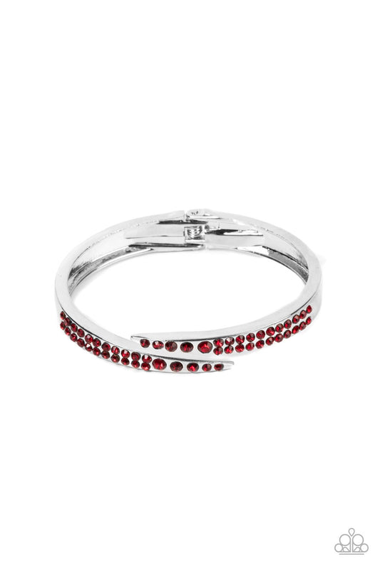 Sideswiping Shimmer - Red Paparazzi Accessories