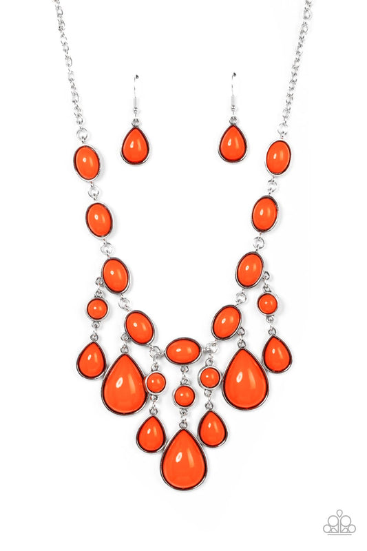 Mediterranean Mystery - Orange Paparazzi Accessories