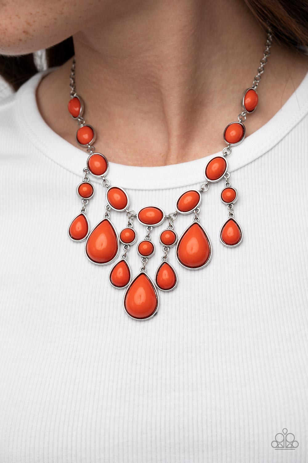 Mediterranean Mystery - Orange Paparazzi Accessories