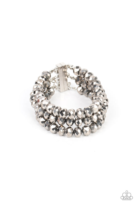 Supernova Sultry - Silver Paparazzi Accessories