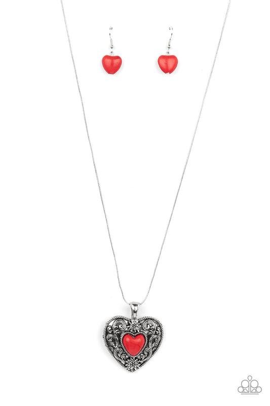 Wholeheartedly Whimsical - Red Paparazzi Accessories
