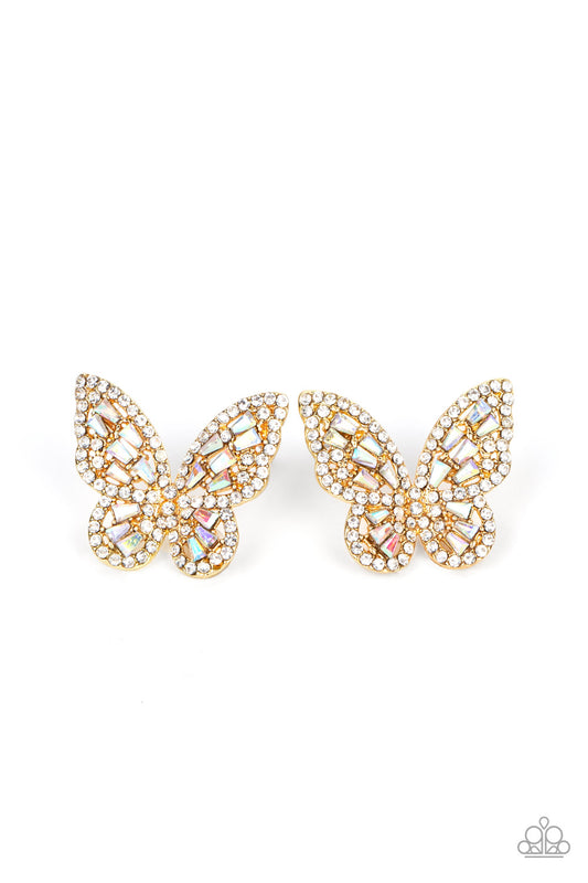 Smooth Like FLUTTER - Gold Paparazzi Accessories