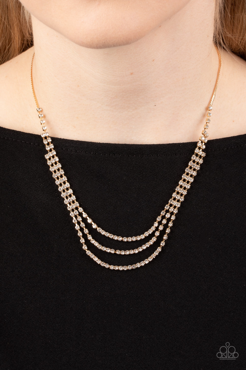 Surreal Sparkle - Gold Paparazzi Accessories