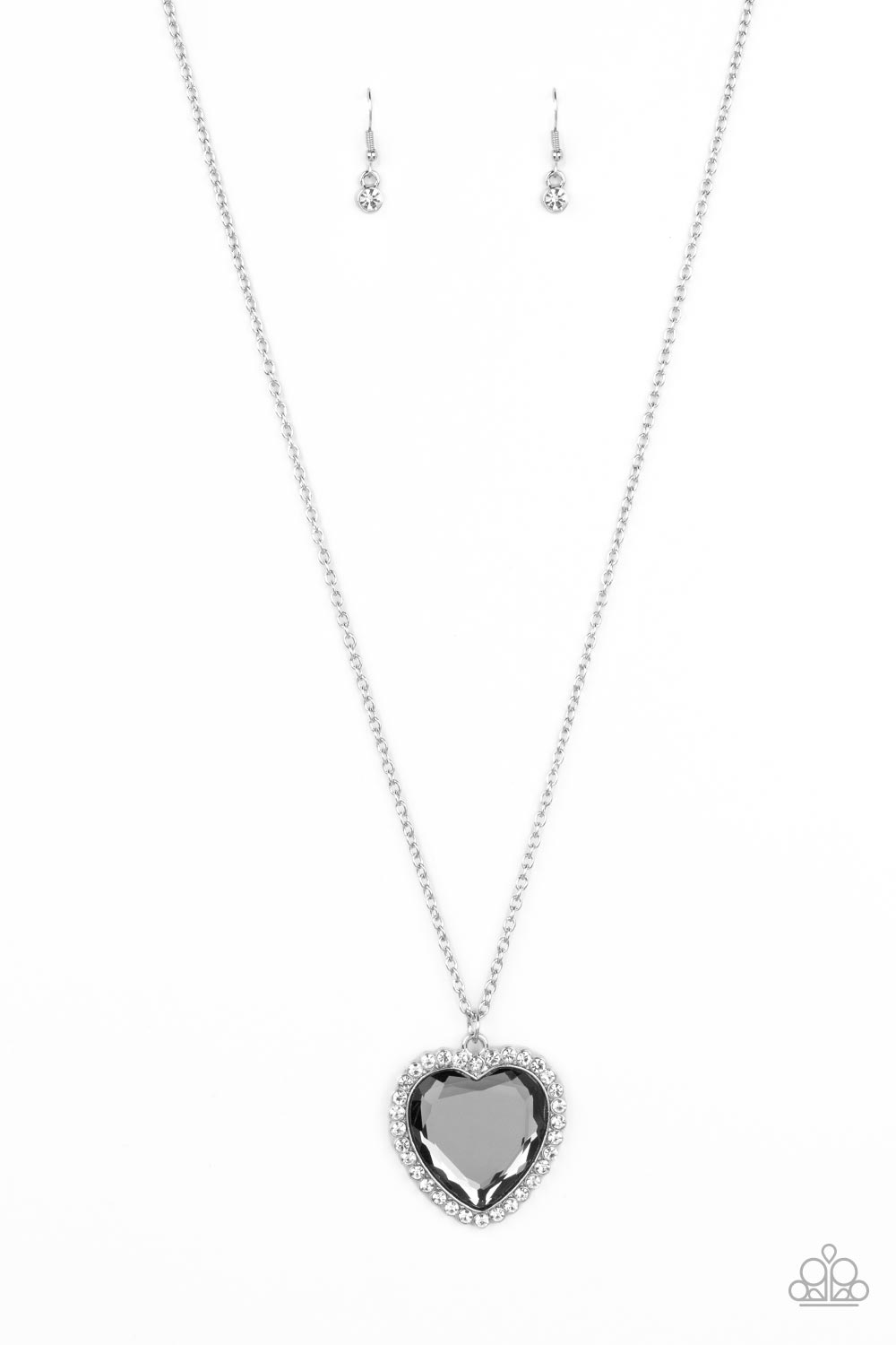 Prismatically Twitterpated - Silver Paparazzi Accessories