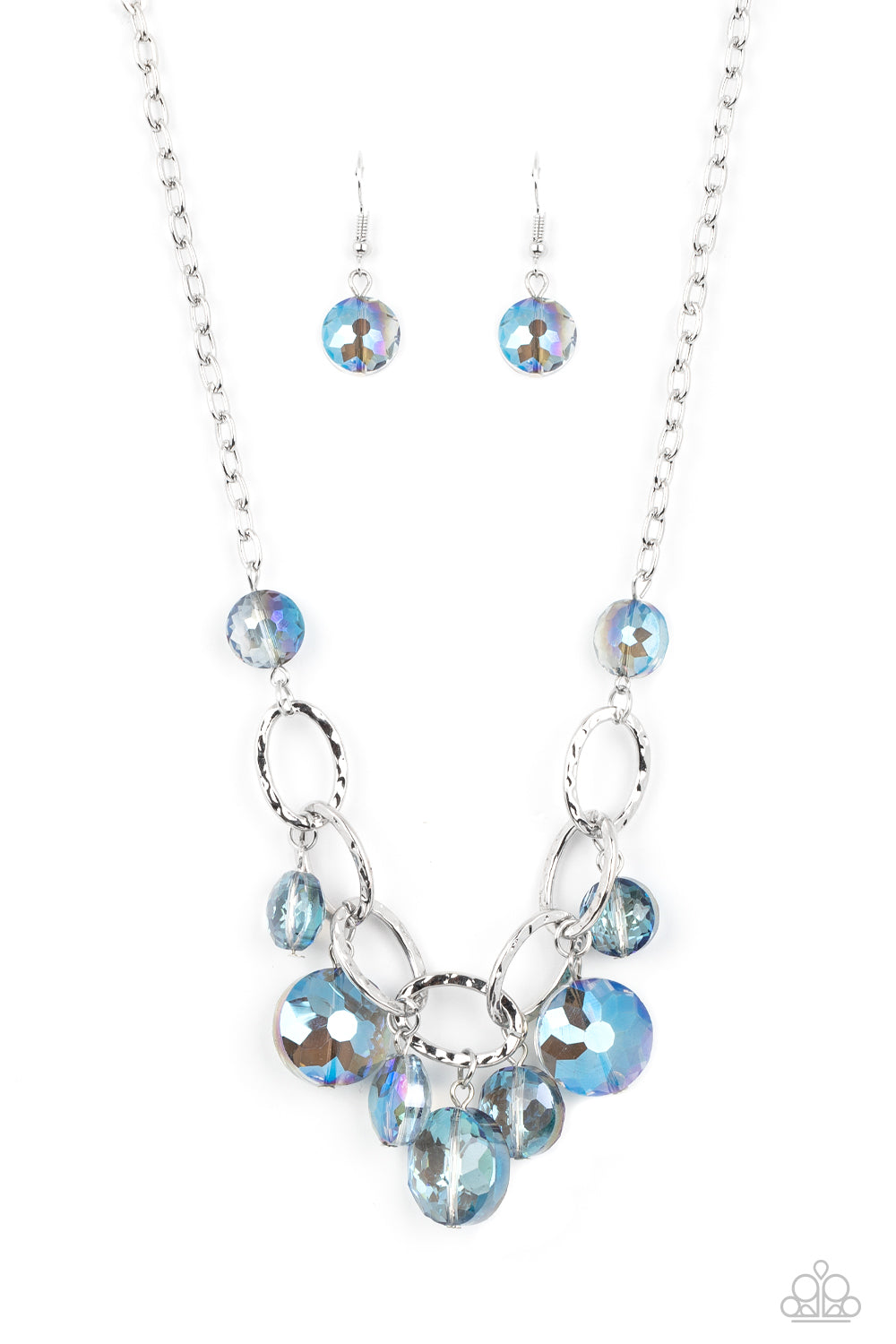 Rhinestone River - Blue Paparazzi Accessories