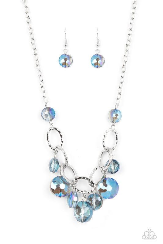 Rhinestone River - Blue Paparazzi Accessories
