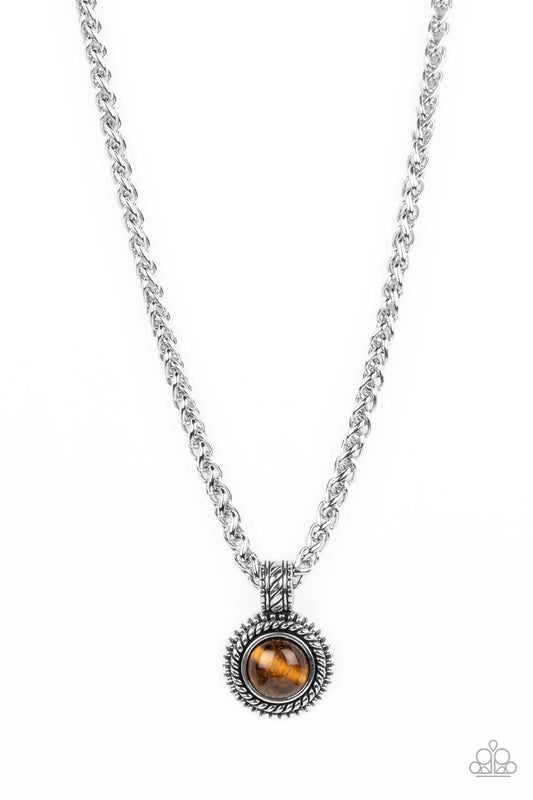 Pendant Dreams - Brown Paparazzi Accessories