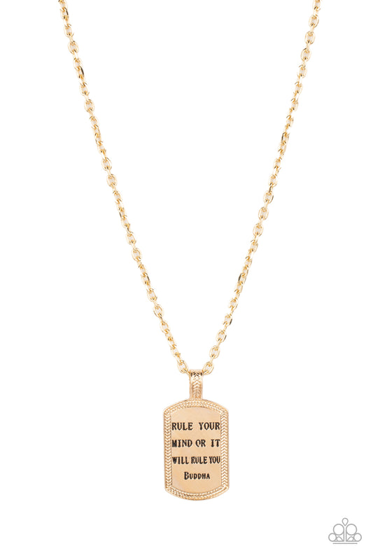 Empire State of Mind - Gold Paparazzi Accessories