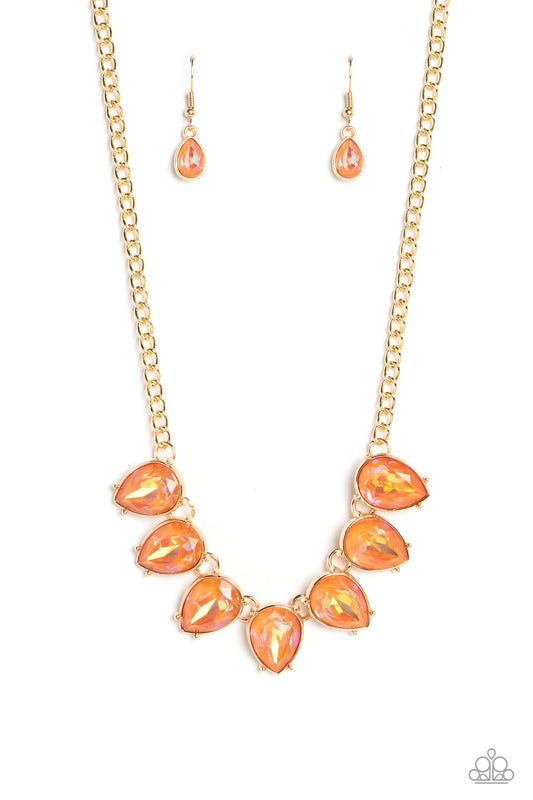 FLIRTY Dancing - Orange Paparazzi Accessories