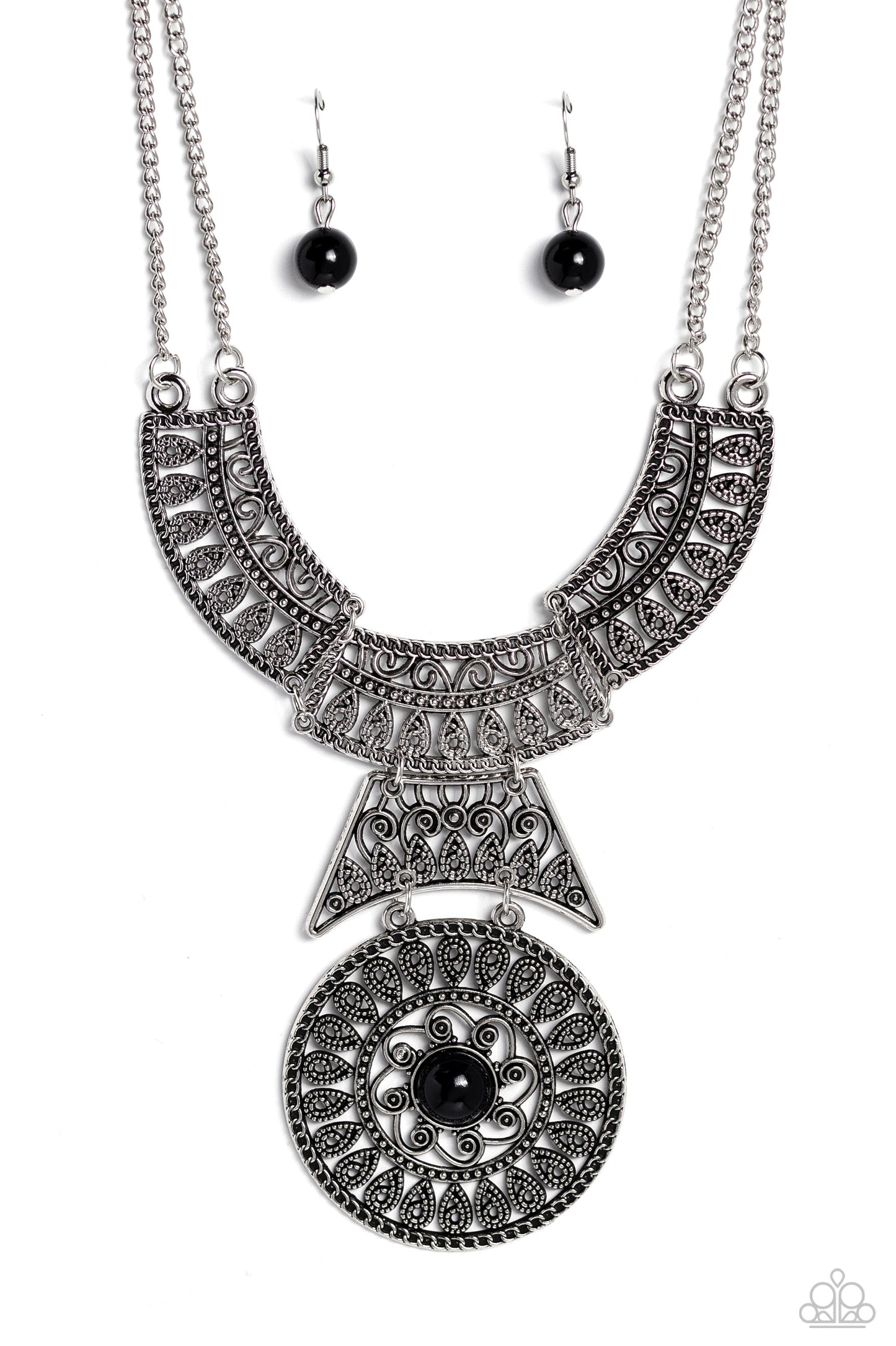 Fetching Filigree - Black Paparazzi Accessories