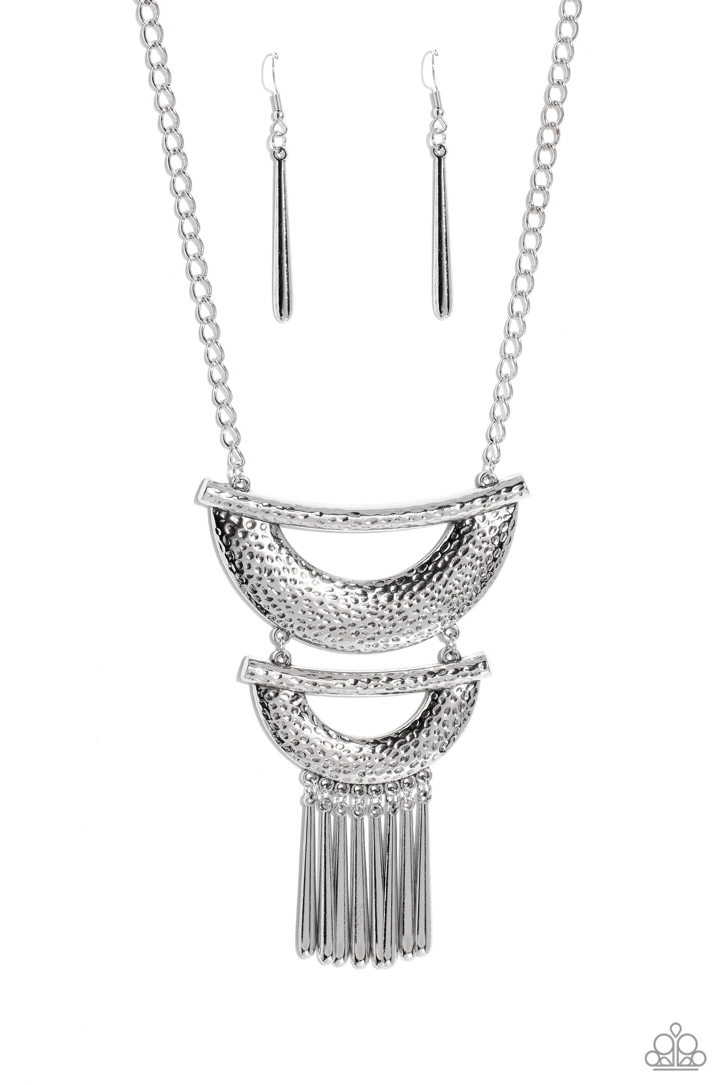 Fringe Festival - Silver Paparazzi Accessories