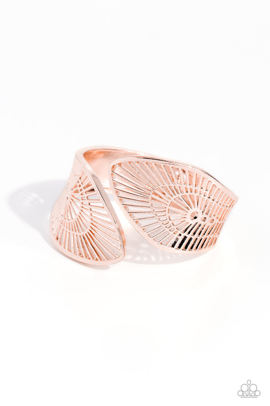 Palatial Palms - Rose Gold Paparazzi Accessories