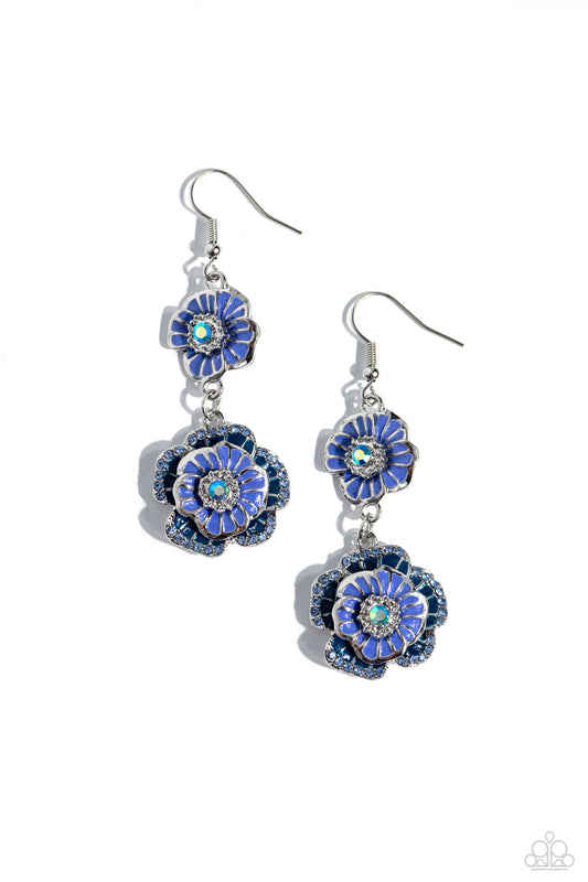 Intricate Impression - Blue Paparazzi Accessories