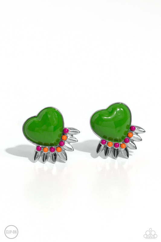 Spring Story - Green Paparazzi Accessories