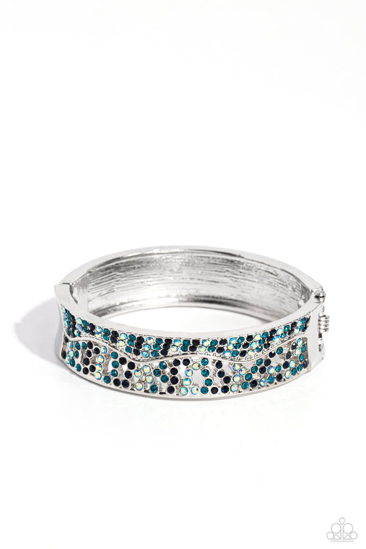 Wavy Whimsy - Blue Paparazzi Accessories
