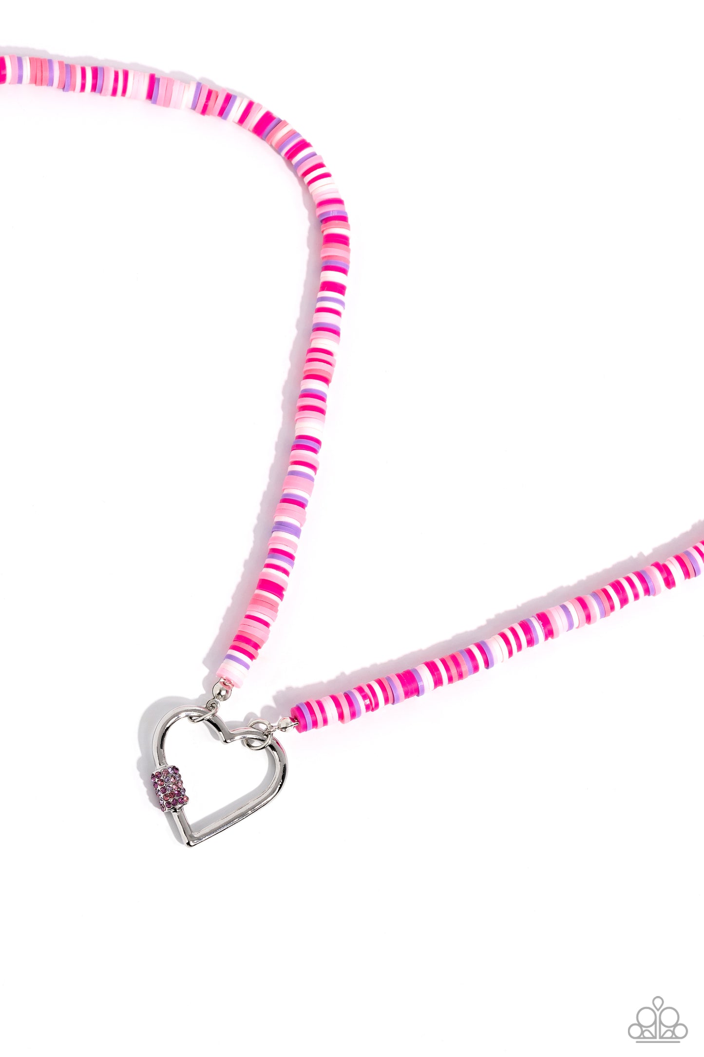 Clearly Carabiner - Pink Paparazzi Acceessories