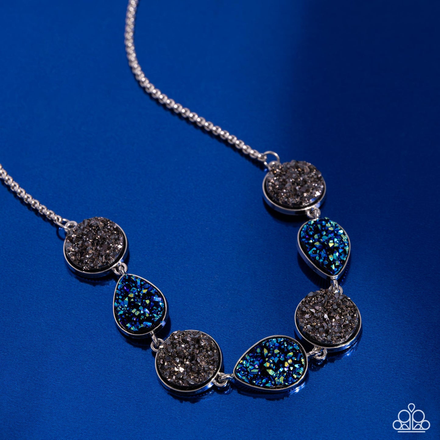 Druzy Demand - Silver Paparazzi Accessories