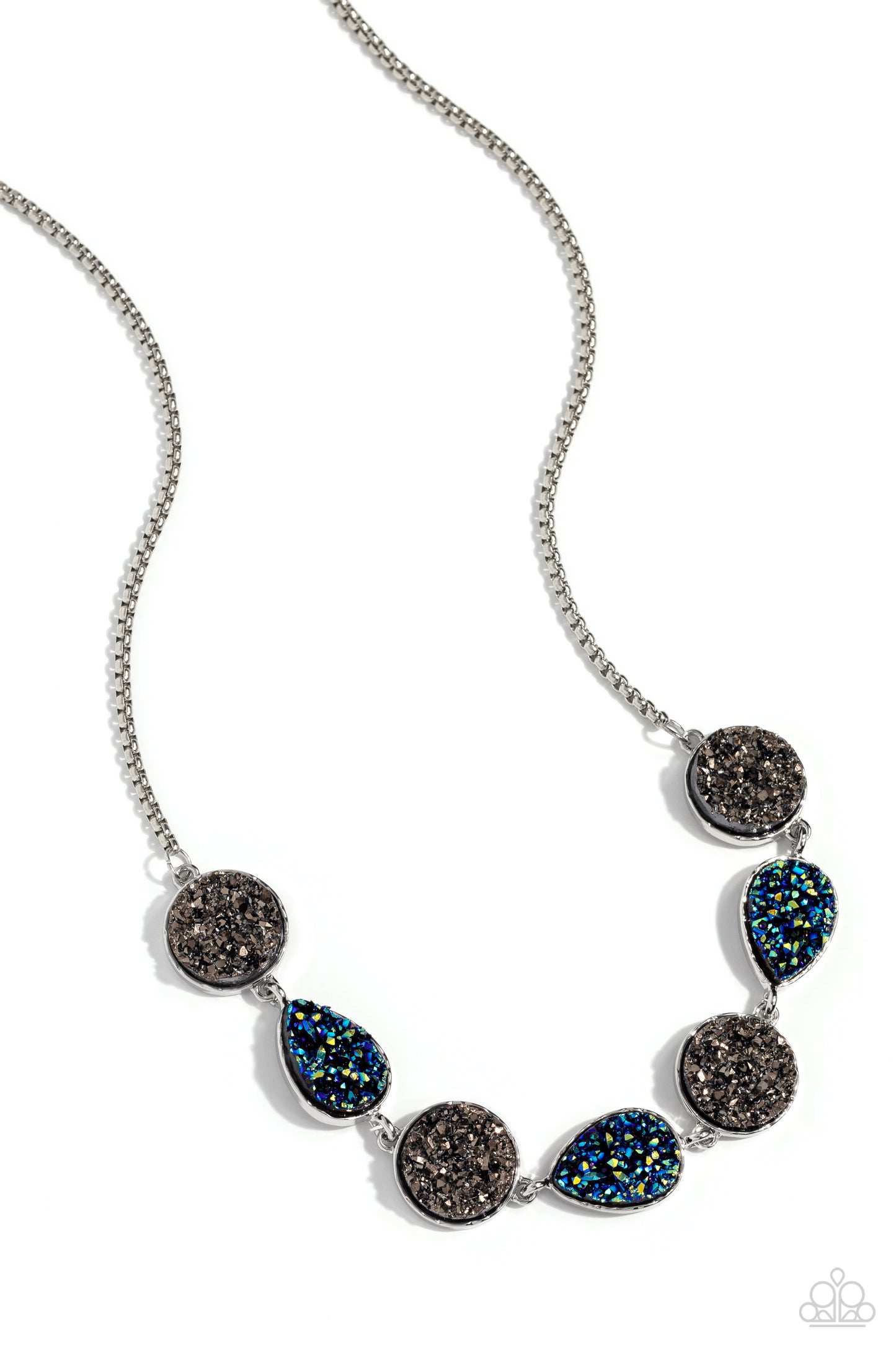 Druzy Demand - Silver Paparazzi Accessories