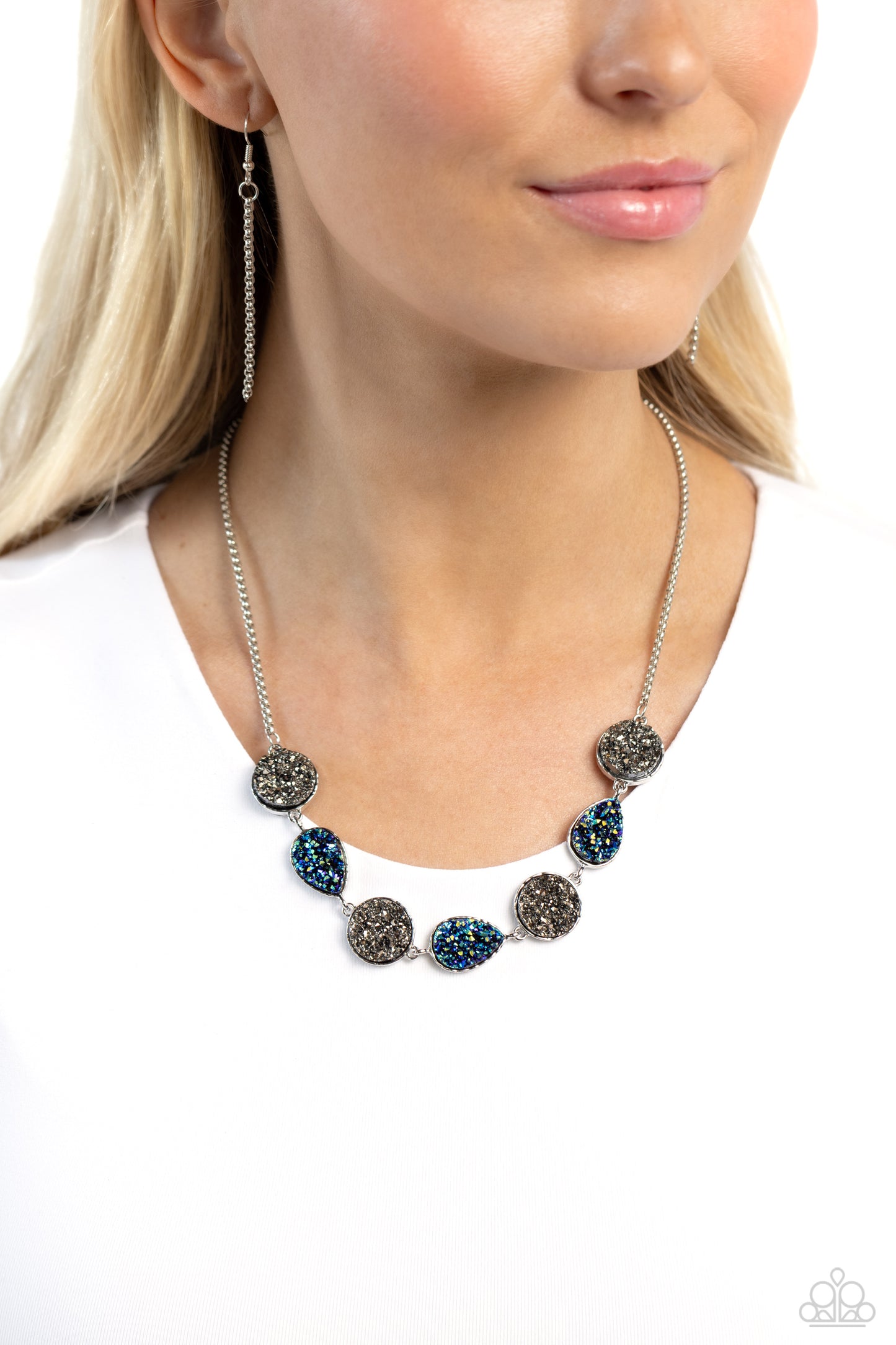 Druzy Demand - Silver Paparazzi Accessories