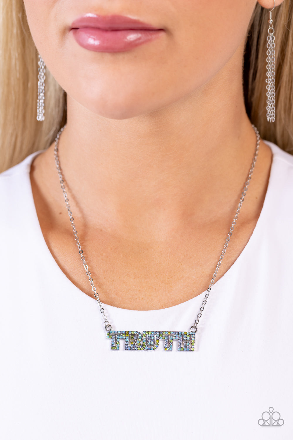 Truth Trinket - Blue Paparazzi Accessories