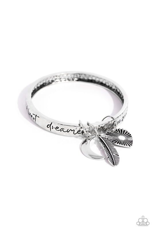 Free-Spirited Fantasy - Silver Paparazzi Accessories