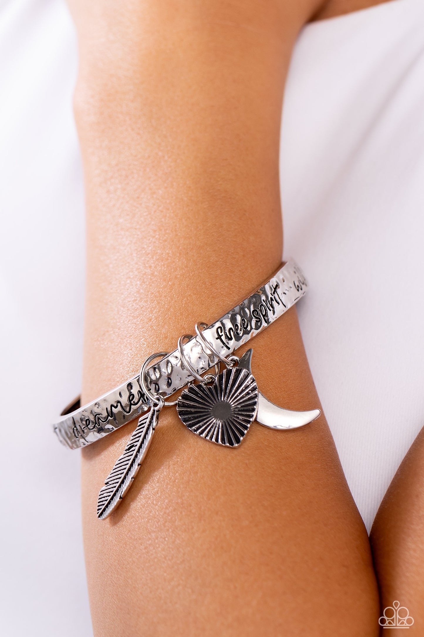 Free-Spirited Fantasy - Silver Paparazzi Accessories