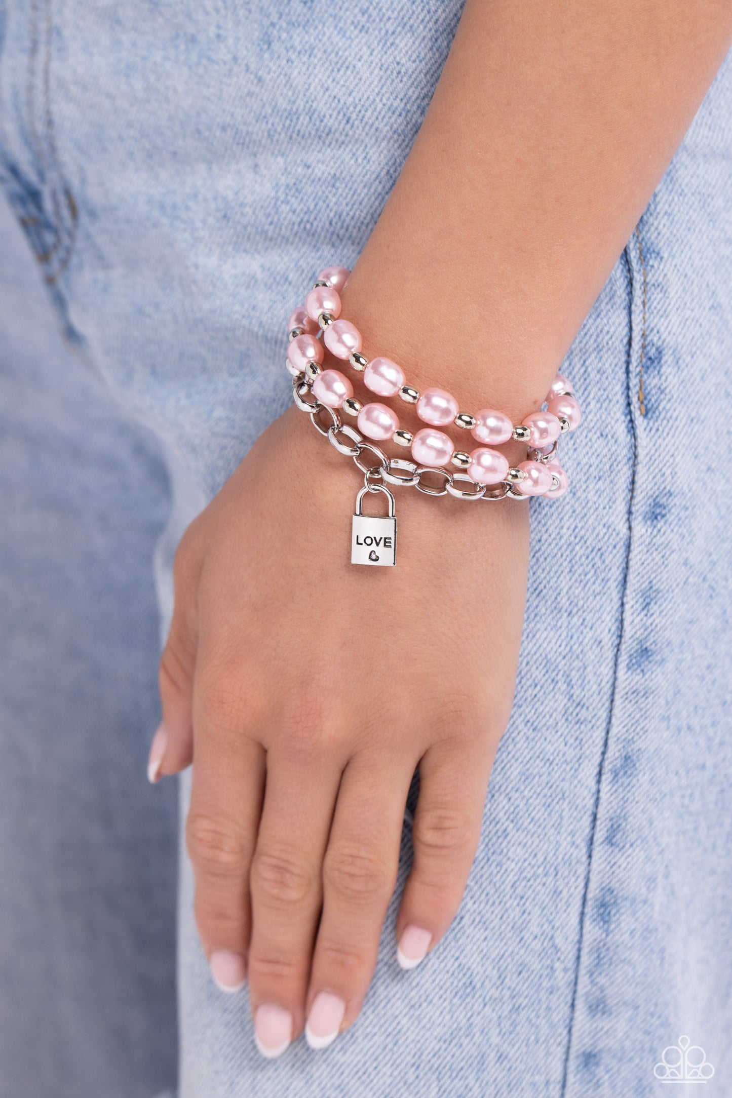 LOVE-Locked Legacy - Pink Paparazzi Accessories