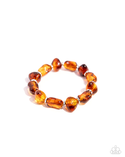 GLASSY Genre - Brown Paparazzi Accessories