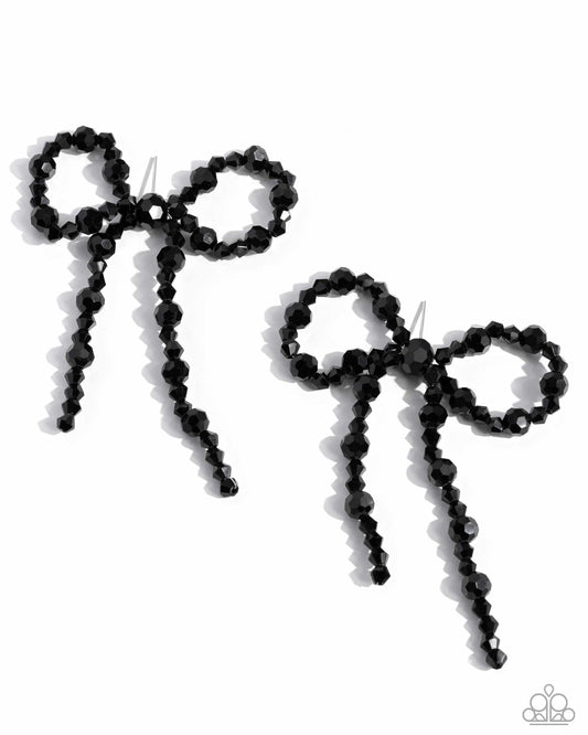 Butler Bowtie - Black Paparazzi Accessories