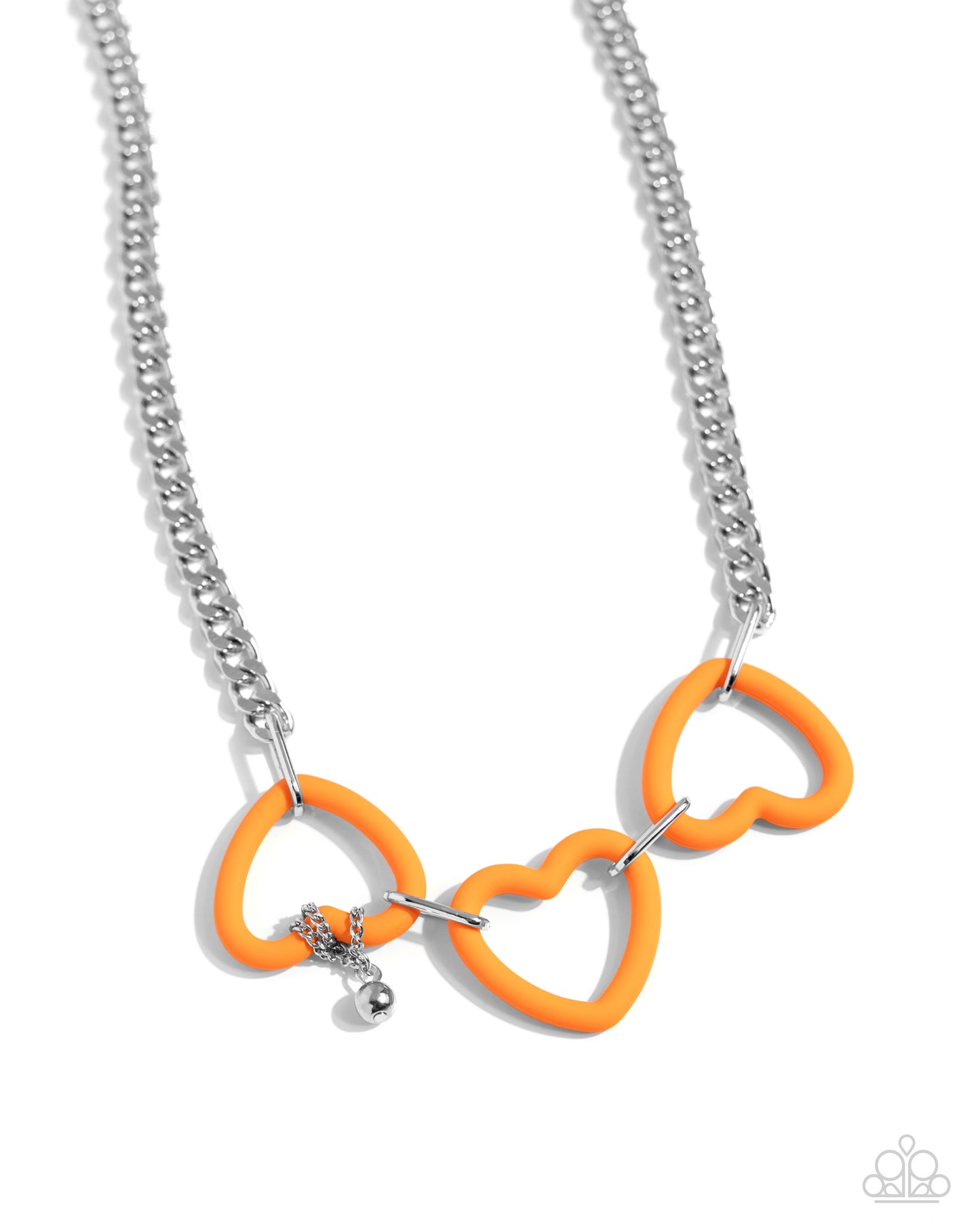 Heart Homage - Orange Paparazzi Accessories